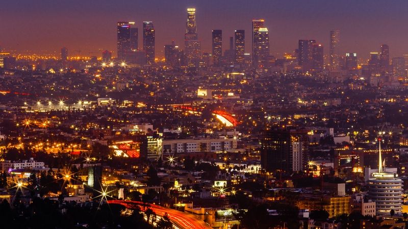 Vue de Mulholland Drive