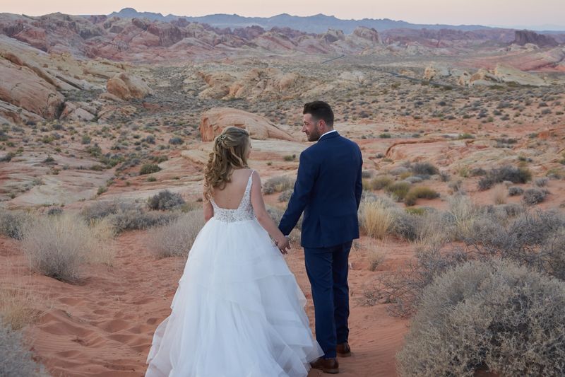 Mariage dans le désert du Nevada
