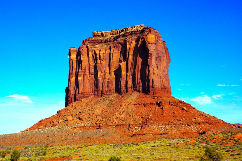 Merrick Butte, vue de Wildcat Trail