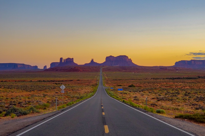 Coucher de Soleil vu de Forrest Gump Point