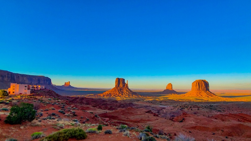 Coucher de Soleil vu de Mesa Rim Trail
