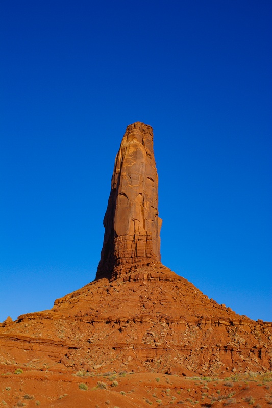 West Mitten Butte, vue de Wildcat Trail