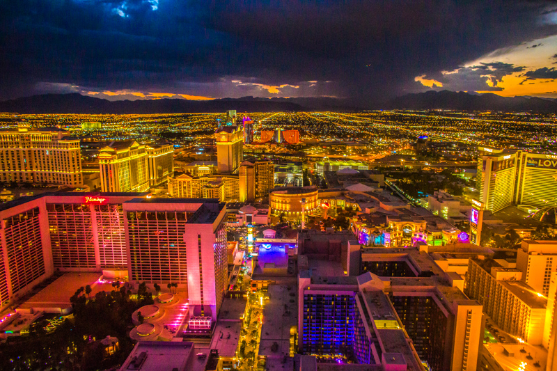 Vue depuis High Roller