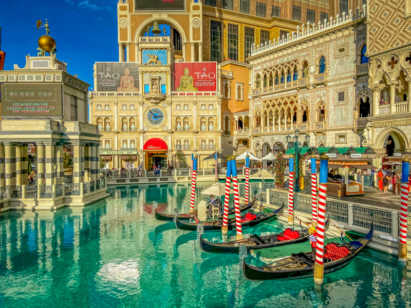 Gondoles au Venetian