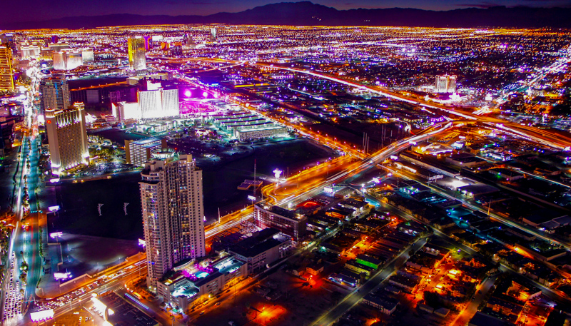 Vue de The STRAT Observation Deck