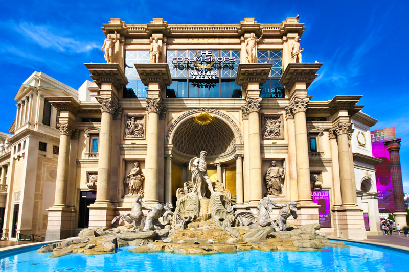 Fontaine devant The Forum Shops