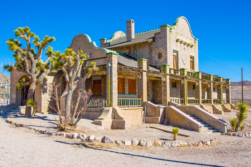 Rhyolite Train Depot
