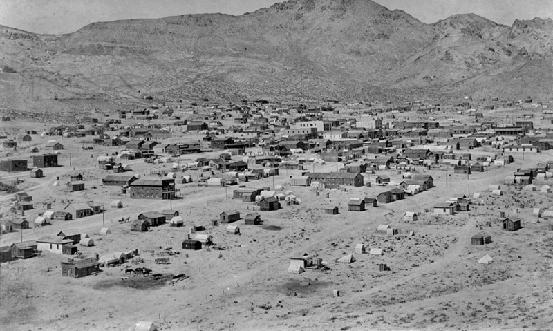 Rhyolite en 1907