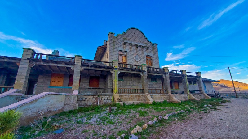 Rhyolite Train Depot