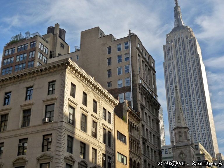 Empire State Building depuis 5th Avenue