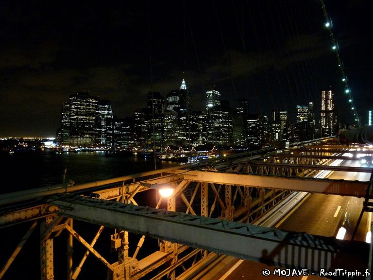 Manhattan depuis le Brooklyn Bridge