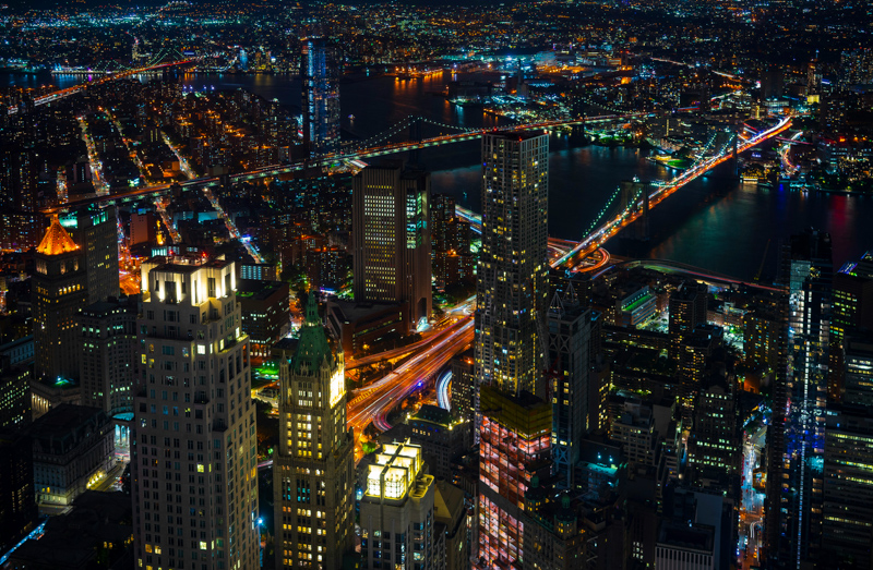 Vue de One World Observatory