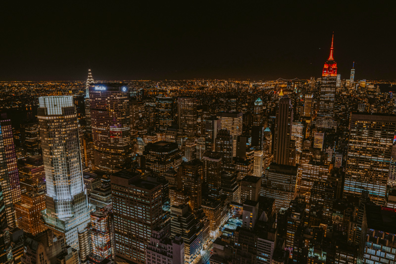 Vue du Top of the Rock