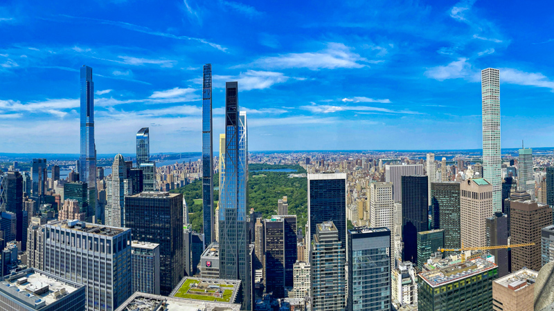 Vue du Top of the Rock