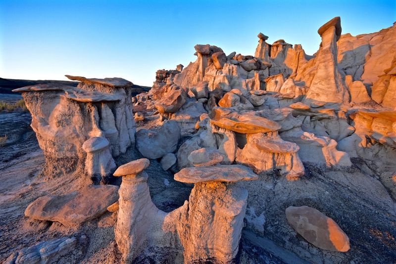 Hoodoos dans Bisti Wilderness