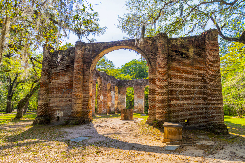 Old Sheldon Church Ruins