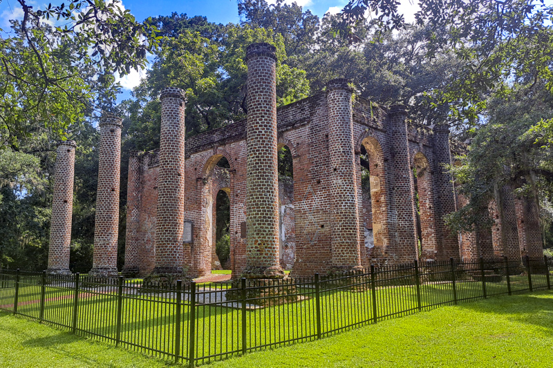 Old Sheldon Church Ruins