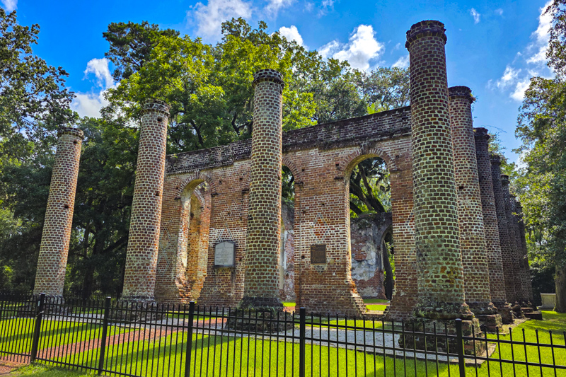 Old Sheldon Church Ruins
