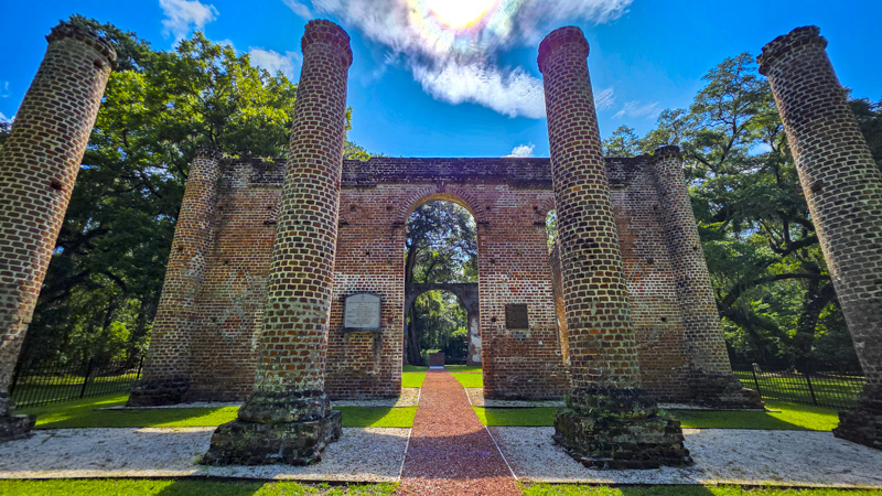 Old Sheldon Church Ruins