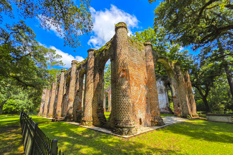 Old Sheldon Church Ruins