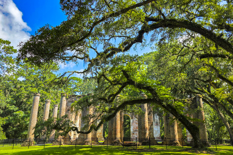 Old Sheldon Church Ruins