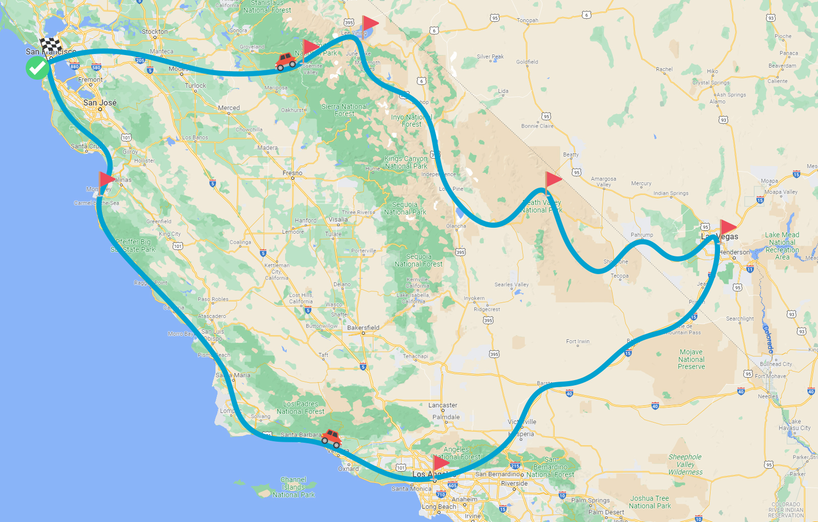 Carte California Dream