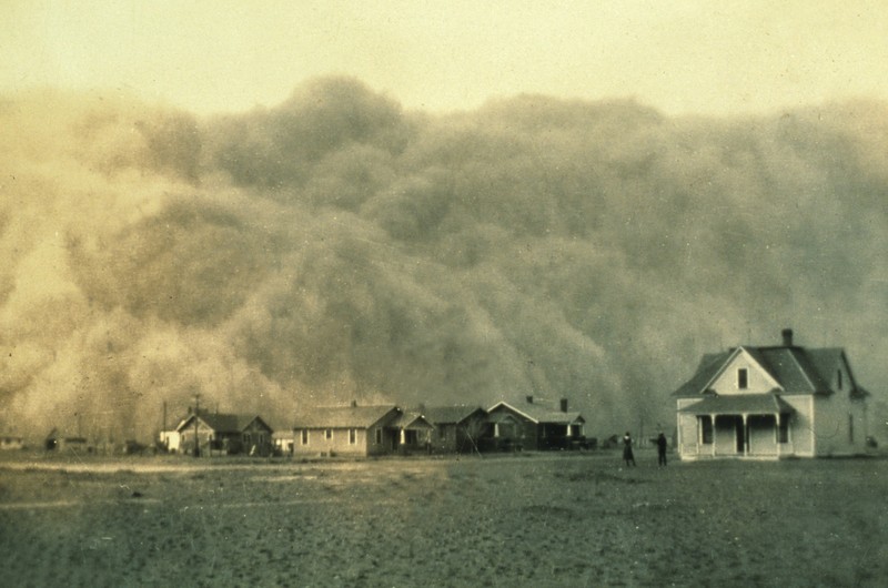Tempête de poussière à Stratford, Texas, 1935