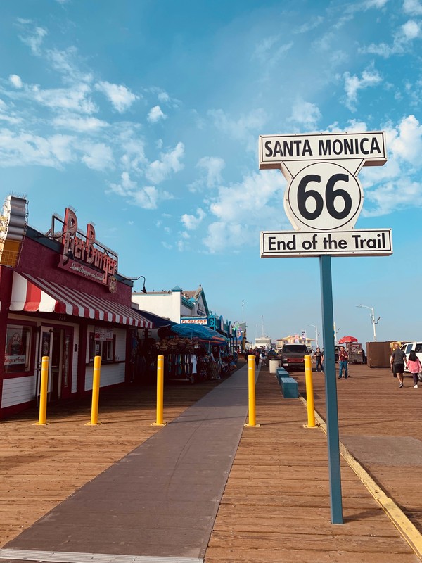 Route 66 End Sign