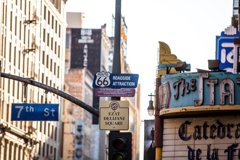 Official Route 66 End Sign