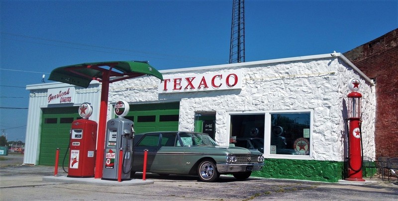 Texaco Gas Station