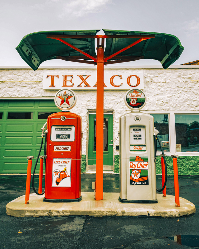 Texaco Gas Station