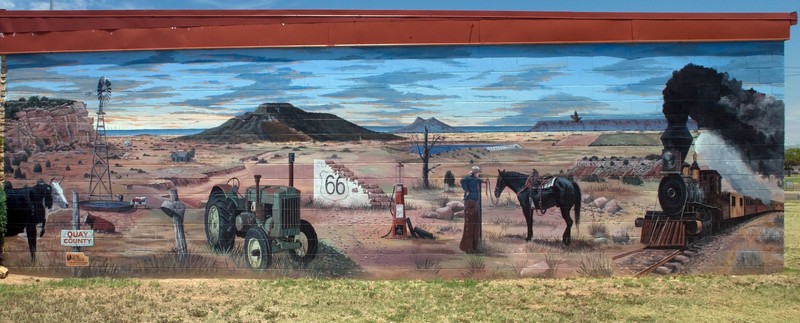 Mural à Tucumcari