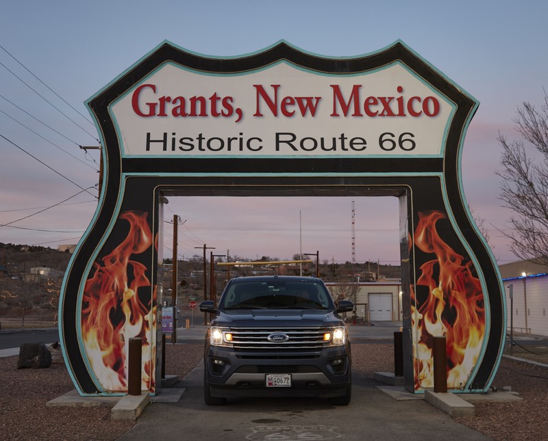 Route 66 Neon Drive-Thru Sign
