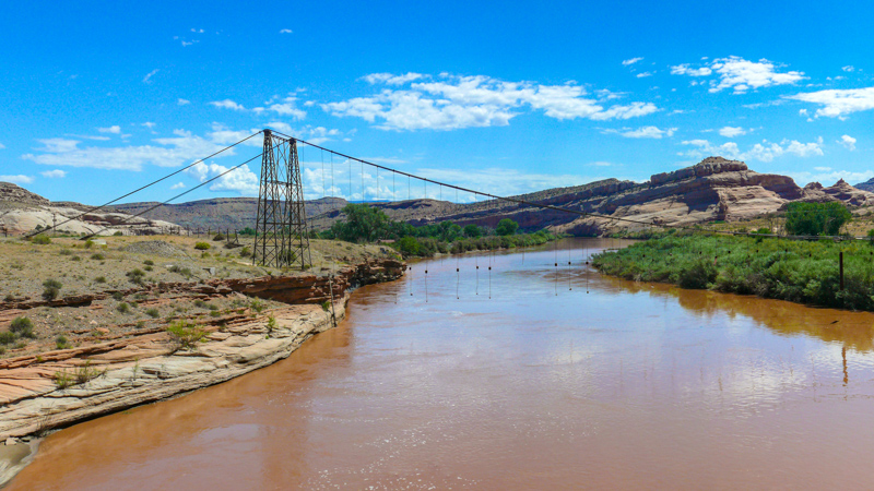 Dewey Suspension Bridge