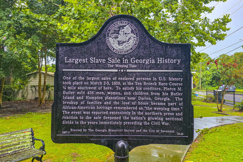 Site of Largest Slave Sale in Georgia History