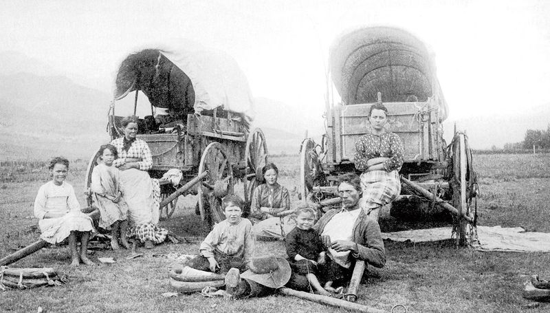 Émigrants sur la piste de l'Oregon