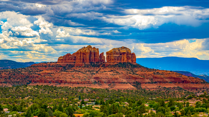 Cathedral Rock, vu de Chapel of the Holy Cross