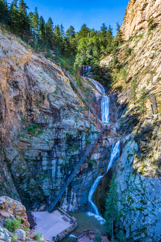 Seven Falls vu de Eagle's Nest