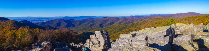 Vue de Blackrock Summit