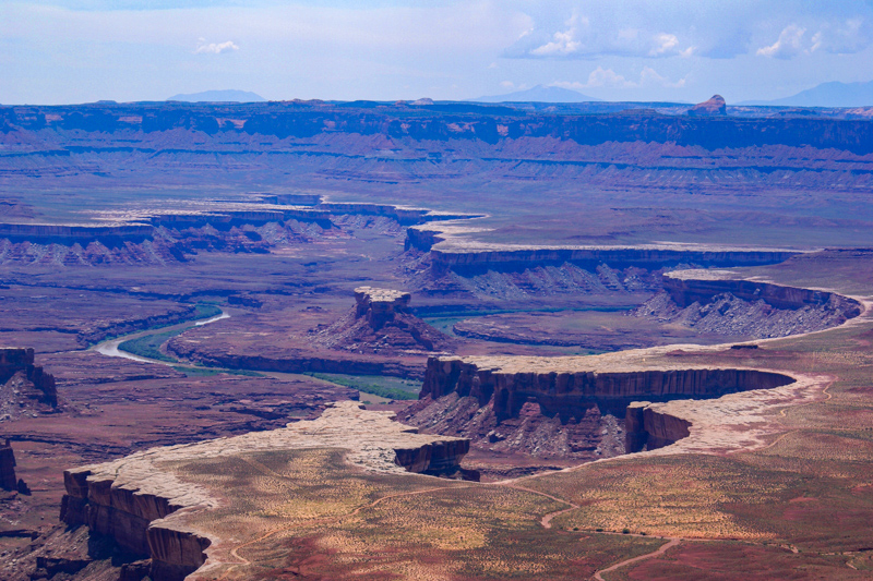 Green River Overlook (Turks Head au centre)