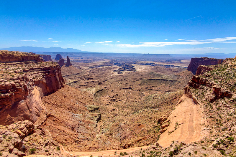 Buck Canyon, vu de Mesa Arch