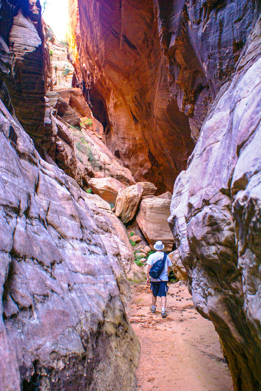 Dans un canyon