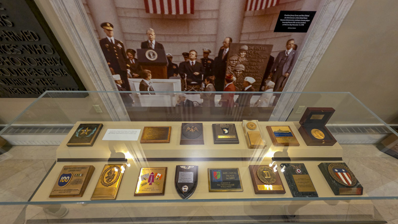 Memorial Amphitheater Display Room