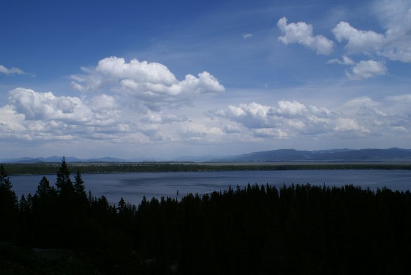 Jenny Lake, vue de Inspiration Point
