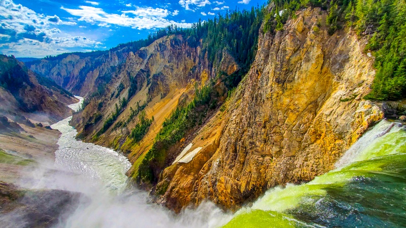 Brink of the Lower Falls