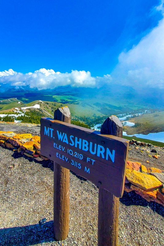 Sommet de Mount Washburn