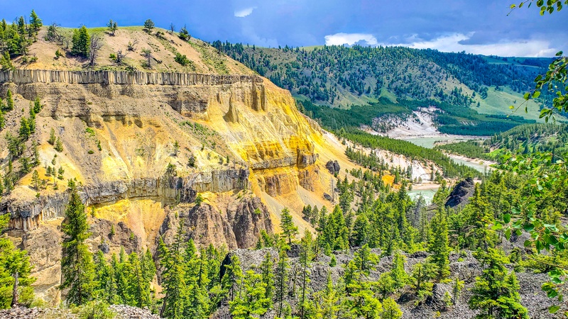 Vue de Overhanging Cliff