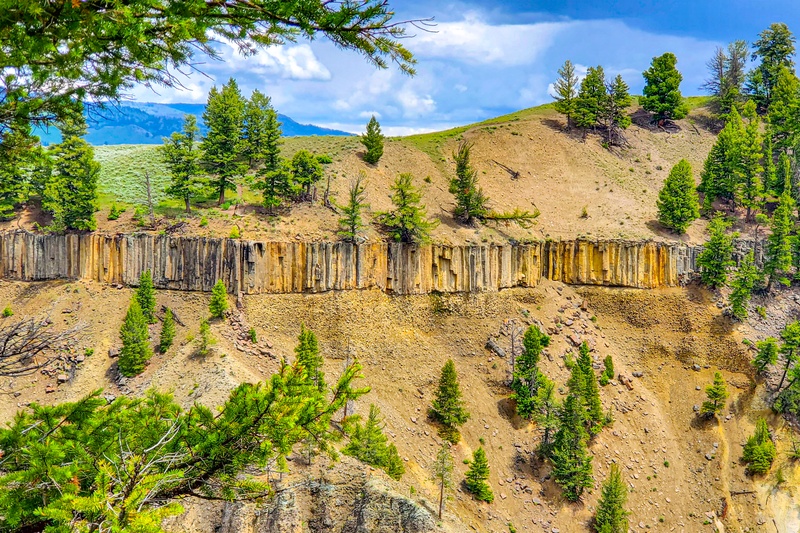 Vue de Overhanging Cliff