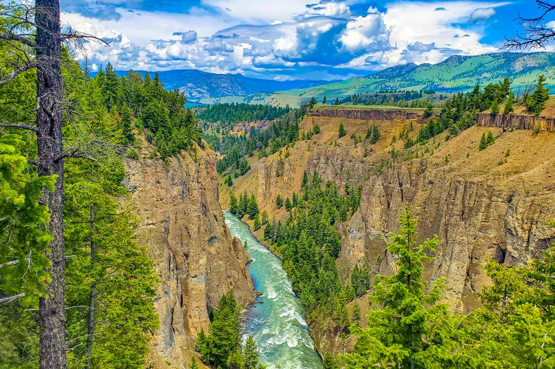 Vue de Overhanging Cliff