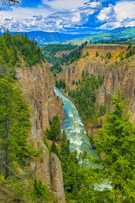 Vue de Overhanging Cliff